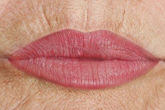 Ergebnis Riso Permanent Make Up Lippen